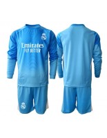 Real Madrid Brankářské Domácí dres pro děti 2025-26 Dlouhý Rukáv (+ trenýrky)